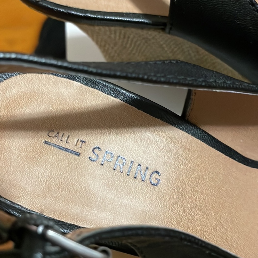 Peep toe wedge sling backs - Picture 4 of 4